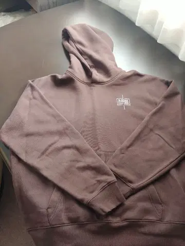 G-STAR RAW 브라운 후드 부착 후드티 M