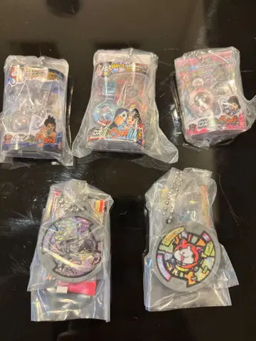 요괴워치 미니어처 컬렉션 가챠가챠 컴플리트 5개 세트