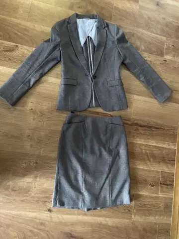 SUIT SELECT 그레이 스커트 수트