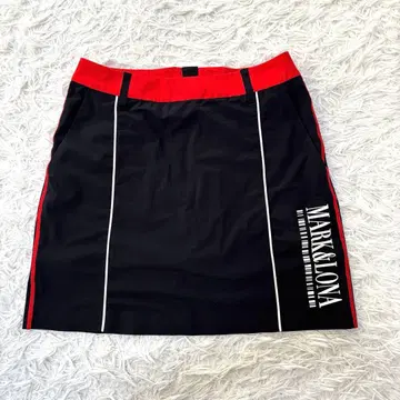 최신작 마크앤로나 스커트 나일론 스트레치 블랙 골프웨어