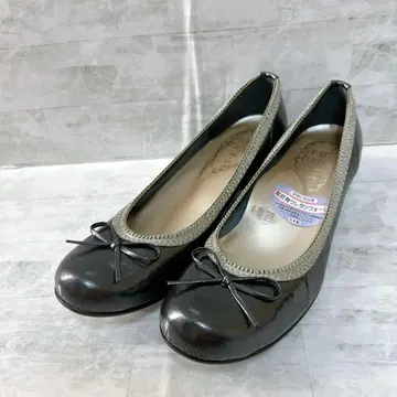 미사용급 새상품급 퍼스트 콘택트 리본 펌프스 일본제 24.5cm