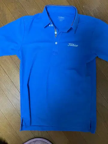 Titleist 파랑 피케 셔츠 남성용 골프