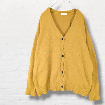 니트 가디건 [ L ] 머스타드