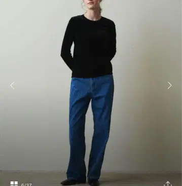 스티븐 앨런 벨로아 롱 슬리브 티셔츠 블랙 풀오버