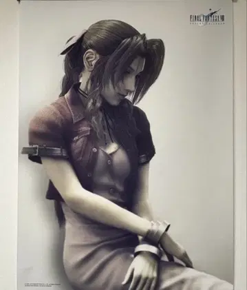 파이널 판타지 VII 월 스크롤 포스터 에어리스