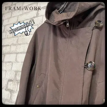 [ 레어 ] FRAMeWORK 프레임워크 밀리터리 코트 모즈