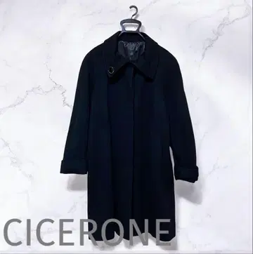 CICERONE 치치 카시미어 100% 코트 블랙 FREE