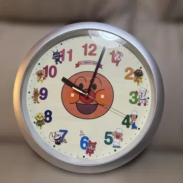 리듬(RHYTHM) 호빵맨 벽시계 캐릭터 아날로그