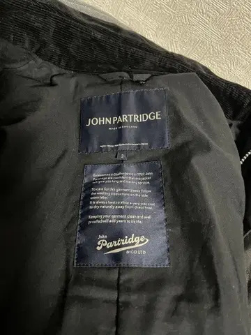John Partridge 오일드 자켓 사이즈 3
