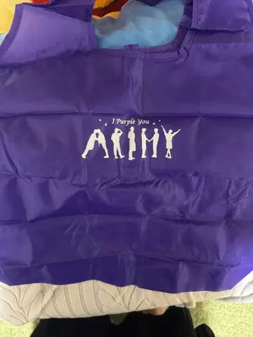 BTS army 보라해 컬러 에코백