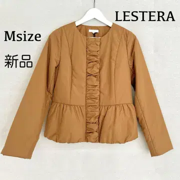 [ 새상품 ] LESTERA 프릴 노카라 자켓 M 사이즈