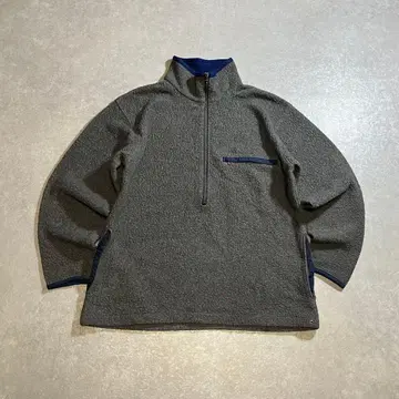 90s L.L.Bean 플리스 하프 지퍼 그레이 계열 엘엘빈