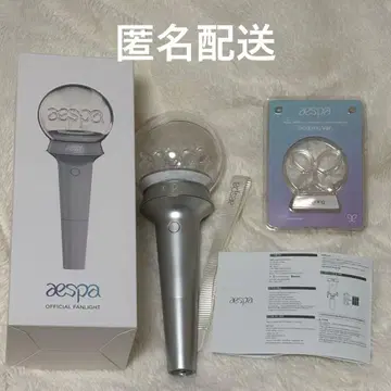 [ 새상품급 ] aespa 에스파 응원봉 닝닝 엠블럼 세트