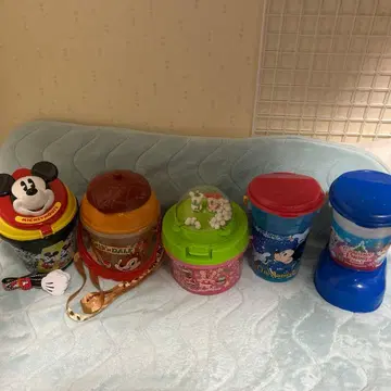 디즈니 팝콘 버킷 5개 모음 세트