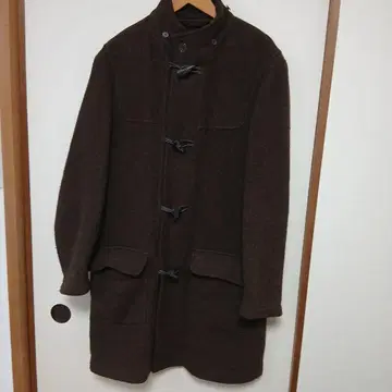 울 혼방 더플 코트 다크 브라운 남성용 독일제