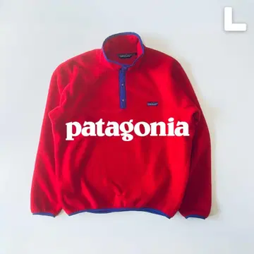 Patagonia 80s 신틸라 스냅T USA제 L 레드