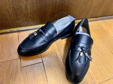 블랙 태슬 로퍼 24.5cm 방수