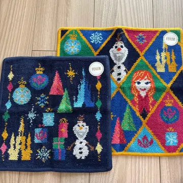 새상품 페이 웜 허그 손수건 & 워시 타월