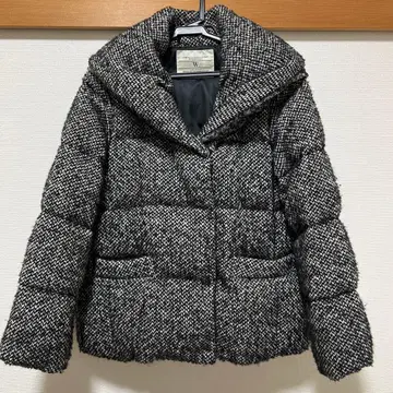 나노 유니버스 니시카와 콜라보 트위드 다운 자켓