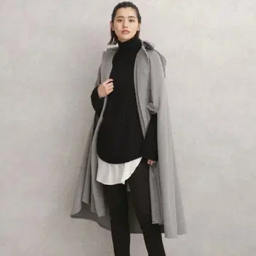 나노 유니버스 롱 케이프 코트 38 사이즈