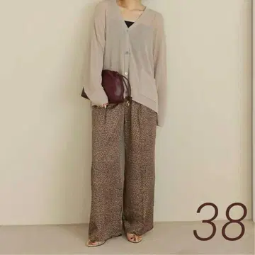 [슬로브 이에나] 레오파드 팬츠 38