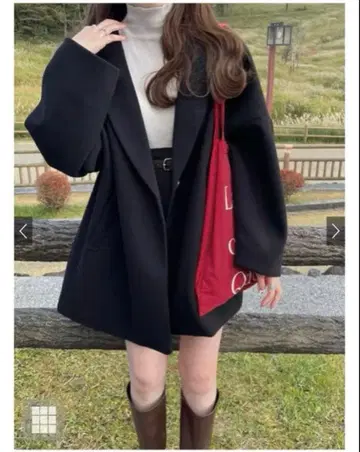 루즈 테일러드 코트[ze585]