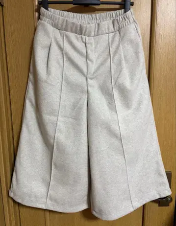 ITS'DEMO 라이트 그레이 큐롯 팬츠