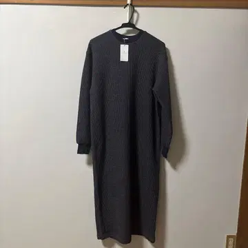 UNITED ARROWS 멜란지 와플 원피스