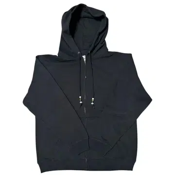 [ 새상품 ] [ 아메카지 ] 풀 집업 후드티 무지 후드티 L 블랙