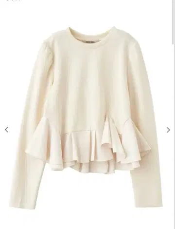 미사용 새상품 cocodeal 아지메 페플럼 블라우스