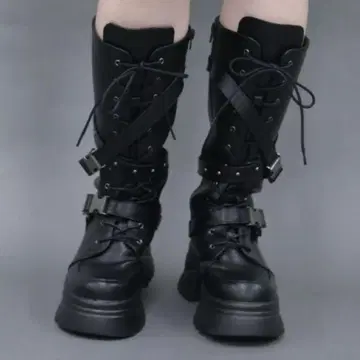 미개봉 새상품 axesfam GI 벨트 롱 부츠 L