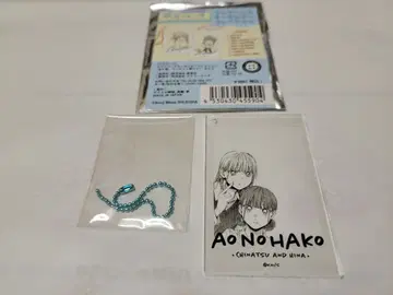 푸른상자 클리어 베이스 키링 사슴노 치나츠 나비노 히나