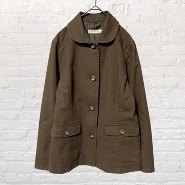 12332 새상품급 CROCODILE 크로커다일 코튼 자켓 M 둥근 카라