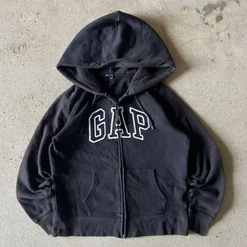y2k 00s GAP 지퍼 후드티 블랙 헤이세이 archive