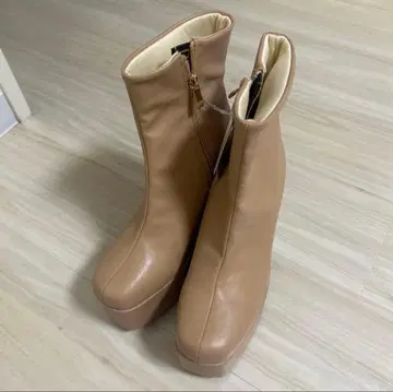 [ 미사용 새상품 ] DURAS 통굽 부츠 L 사이즈