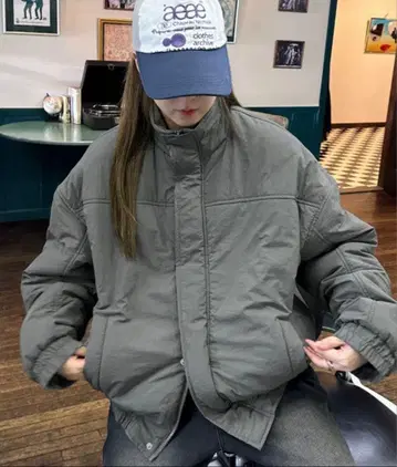 apres jour mignon 아프레 주르 미뇽 충전솜 패딩 블루종