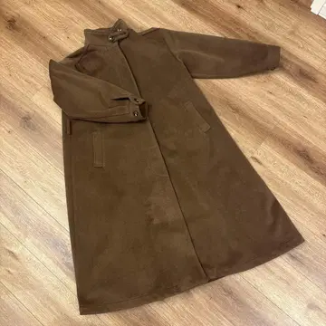 FREAK'S STORE 브라운 롱 코트 클리닝 완료