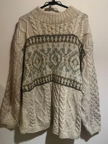 ROSSO e NERO 울 니트 스웨터 구제샵 구매 vintage