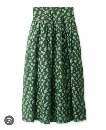 LILY BROWN 꽃무늬 플레어 롱 스커트