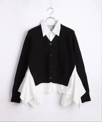 WESTSEA 레이어드 스타일 셔츠 도킹 가디건