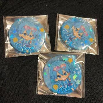 코론 홀로그램 캔뱃지 3개 세트