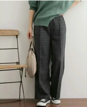 [ DOORS ] 글렌체크 트라우저 38