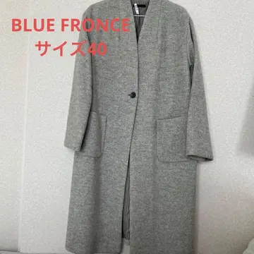 BLUE FRONCE 그레이 롱 코트 사이즈 40