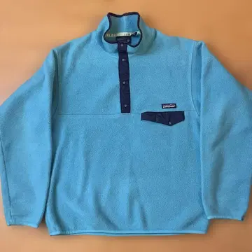 스카이블루 91년 USA제 patagonia 스냅t 신틸라 플리스