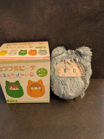 컬러풀 피치 [히로] 호두 봉제 인형 마스코트 키링