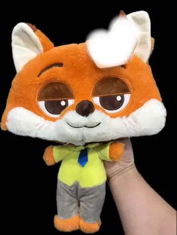 주토피아 닉 와일드 봉제 인형 모자