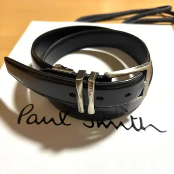 Paul Smith 컬렉션 트위스트 이중 벨트 사이즈 조절 가능 블랙