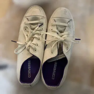 CONVERSE 화이트 로우컷 스니커즈 26.5