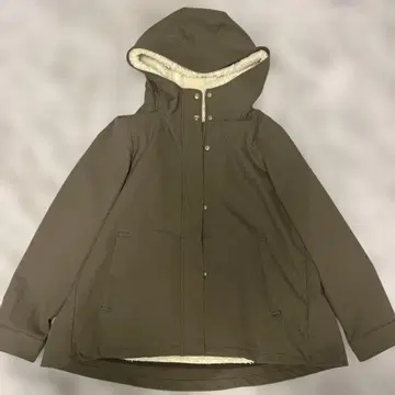 주말 price PLST 후드 부착 카키 자켓