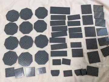 다크 그레이 LEGO 플레이트 세트